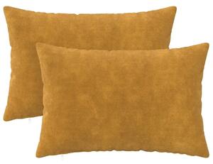 Presvlaka za jastuk 2 pcs HEERLEN Žuta 50 x 80 cm - Žuta 50 x 80 cm 2