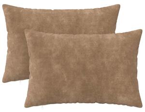 Presvlaka za jastuk 2 pcs HEERLEN Sivosmeđa 30 x 50 cm - Sivosmeđa 30 x 50 cm 2