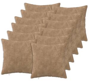 Presvlaka za jastuk 12 pcs HEERLEN Sivosmeđa 40 x 40 cm - Sivosmeđa 40 x 40 cm 12
