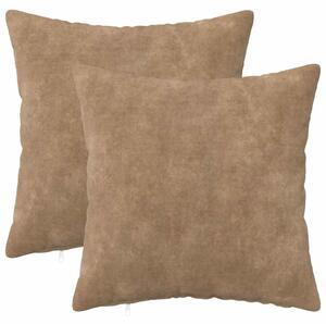 Presvlaka za jastuk 2 pcs HEERLEN Sivosmeđa 50 x 50 cm - Sivosmeđa 50 x 50 cm 2