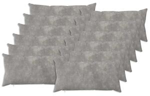 Presvlaka za jastuk 12 pcs HEERLEN Svjetlosiva 40 x 80 cm - Svjetlosiva 40 x 80 cm 12