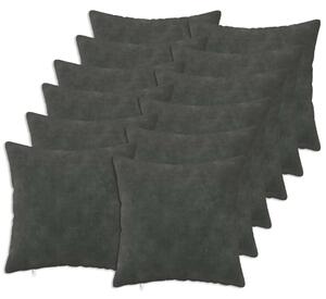 Presvlaka za jastuk 12 pcs HEERLEN Antracit 40 x 40 cm - Antracit 40 x 40 cm 12