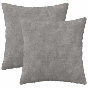 Presvlaka za jastuk 2 pcs HEERLEN Svjetlosiva 50 x 50 cm - Svjetlosiva 50 x 50 cm 2