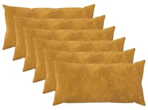 Presvlaka za jastuk 6 pcs HEERLEN Žuta 40 x 80 cm - Žuta 40 x 80 cm 6