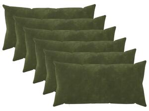 Presvlaka za jastuk 6 pcs HEERLEN Zelena 40 x 70 cm - Zelena 40 x 70 cm 6