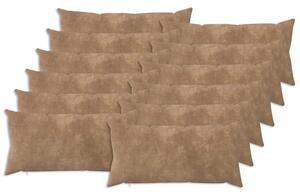 Presvlaka za jastuk 12 pcs HEERLEN Sivosmeđa 40 x 80 cm - Sivosmeđa 40 x 80 cm 12