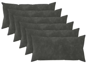 Presvlaka za jastuk 6 pcs HEERLEN Antracit 40 x 70 cm - Antracit 40 x 70 cm 6