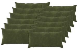 Presvlaka za jastuk 12 pcs HEERLEN Zelena 40 x 80 cm - Zelena 40 x 80 cm 12