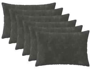 Presvlaka za jastuk 6 pcs HEERLEN Antracit 30 x 50 cm - Antracit 30 x 50 cm 6