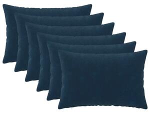 Presvlaka za jastuk 6 pcs HEERLEN Plava 30 x 50 cm - Plava 30 x 50 cm 6