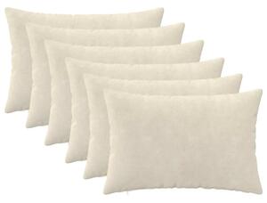 Presvlaka za jastuk 6 pcs HEERLEN Krem 30 x 50 cm - Krem 30 x 50 cm 6