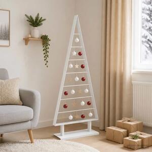 Metalna božićna jelka KUOPIO 125 cm Čelik Bijela - 125 cm Bijela