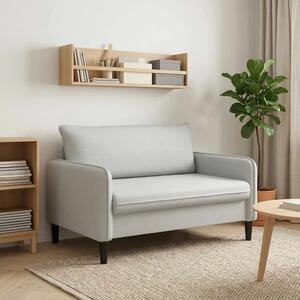 XXL fotelja Svjetlosiva Baršun - Svjetlosiva 110 cm