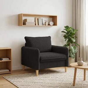 XL fotelja Crna Bouclé - Crna 70 cm