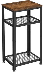 Stolić za odlaganje ZENVIRO 40 x 30 cm, smeđa/siva