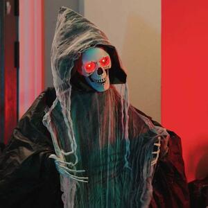 Halloween viseća Grim Reaper figura SPOOKA Crna 112 x 164 cm - s pokretom