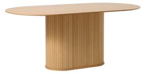 Blagovaonski stol s pločom stola u dekoru hrasta 95x180 cm Nola – Unique Furniture