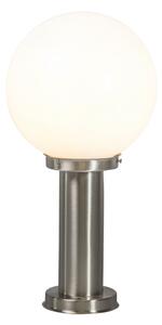 Moderan vanjski stup svjetiljke čelični nehrđajući čelik 50 cm - Sfera