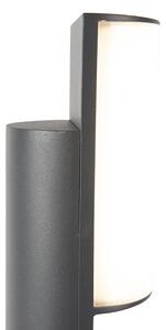 Moderna samostojeća vanjska svjetiljka tamno siva 70 cm uklj. LED - Harry