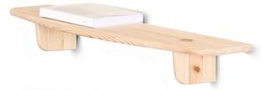 ATMOWOOD Drvena zidna polica 75 cm