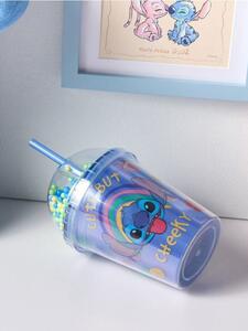Sinsay - Šalica s poklopcem i slamkom Stitch