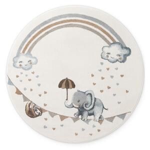Krem dječji tepih ø160 cm Walk like an Elephant Rainbow – Villeroy&Boch