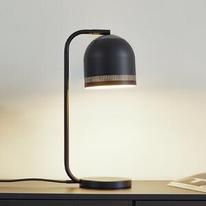 NOLA Oura stolna lampa, crna, visina 45 cm, željezo, E14, Crno, spavaća soba, Metal