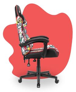 Dječja stolica za igru HC - 1005 HERO Graffiti svijetle boje