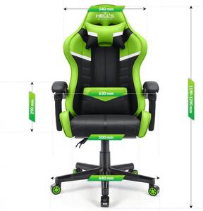 Gaming stolica HC-1004 zelena