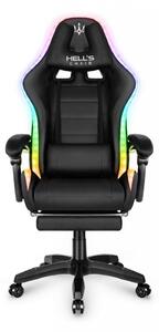 Gaming stolica HC-1039 LED RGB Black