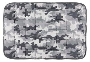 Sivi krevet za pse Petpetite Camouflage, 90 x 60 cm