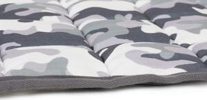Sivi krevet za pse Petpetite Camouflage, 90 x 60 cm