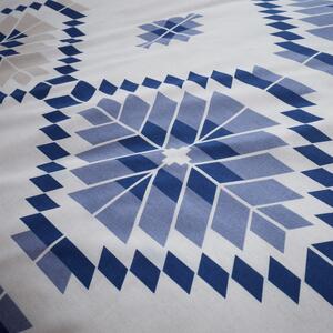 Bijelo-plava posteljina 200x135 cm Navajo - Catherine Lansfield