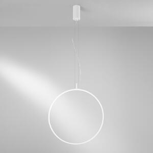 Luce Ambiente Design Toorx LED viseća svjetiljka, bijela, Ø 60 cm, metal, CCT, Bijela, Dnevni boravak/blagovaonica, Metal