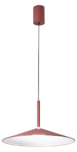 Luce Ambiente Design Khan LED viseća svjetiljka, crvena, Ø 48 cm, metal, CCT, Crvena, Dnevni boravak/blagovaonica, Metal