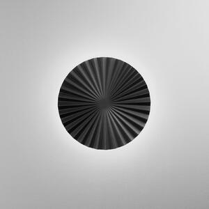 Luce Ambiente Design Anadara LED zidna svjetiljka, crna, Ø 50 cm, metal, CCT, Crno, Dnevni boravak/blagovaonica, Aluminij