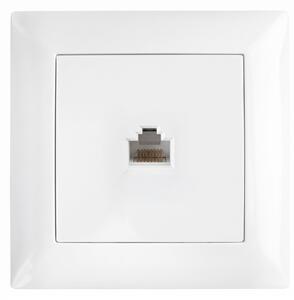 RJ45 Utičnica s Okvirom OSTE JNH010-S WHITE