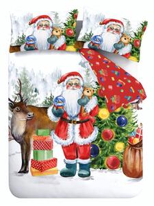 Posteljina za bračni krevet 200x200 cm Retro Santa – Catherine Lansfield