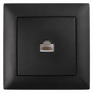 RJ45 Utičnica s Okvirom OSTE JNH010-S BLACK