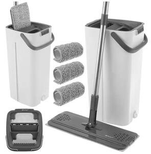 RUHHY flat mop s dvokomornom kantom 8.5L i 3 navlake