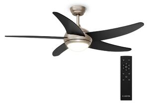 Klarstein Bolero stropni ventilator sa svjetlom | 132 cm | 35 W | Tihi rad | Drvo