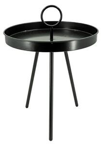 Vrtni odlagajući stol SIRVON metalni 50x70 cm, crni