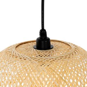 Orijentalna vanjska viseća svjetiljka od bambusa 3 svjetla IP44 - Rafael