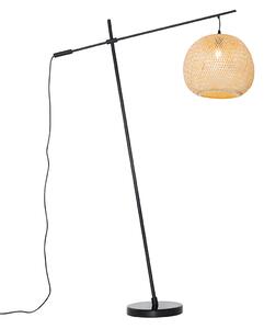 Orijentalna vanjska podna svjetiljka od bambusa IP44 - Rafael