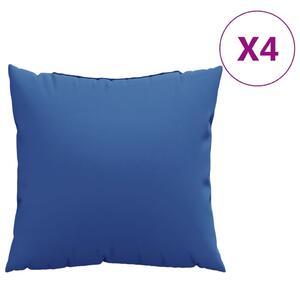 VidaXL Ukrasni jastuci 4 kom kraljevsko plavi 50 x 50 cm od tkanine