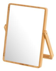 Kozmetičko ogledalo s okvirom od bambusa 20x27 cm – Casa Selección