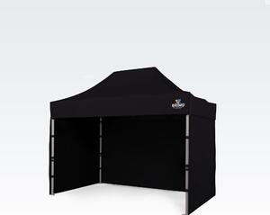 Profesionalni vrtni šator 2x3m ALU EXCLUSIVE (3 stijenke) - sa 3 zida - Crno