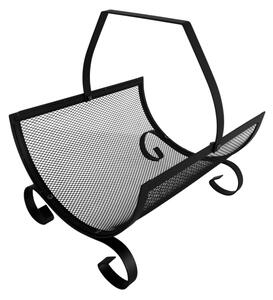 Metalni stalak za drvo s drškom 38 x 33 x 38 cm