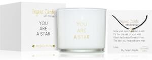 My Flame Candle With Bracelet You Are A Star mirisna svijeća 7x6 cm