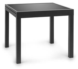 Blumfeldt Pamplona Extension, vrtni stol, 180 x 83 cm max, aluminij, staklo, tamno sivi